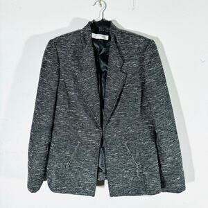 Tahari Black & White Blazer Tweed Jacket Women’s Size 10